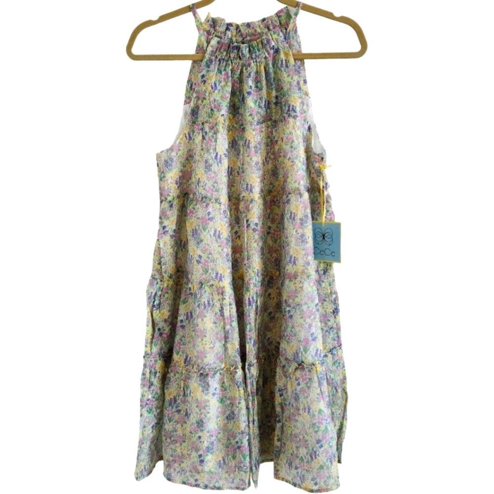 CECE Ruffled Floral Mini Dress - Picture 4 of 11